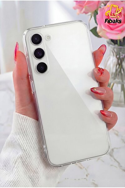 Fibaks Galaxy A16 Case Transparent Camera Protection Colorless Flexible Silic...