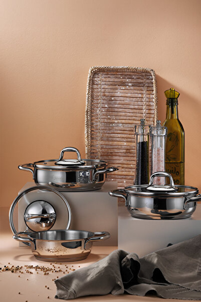 Aryıldız Aria 6 Parça Çelik Sahan Seti