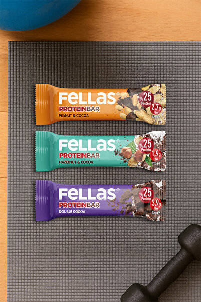Fellas Protein Bar (32 g) Karma Kutu - 12 Adet (3 Çeşit)