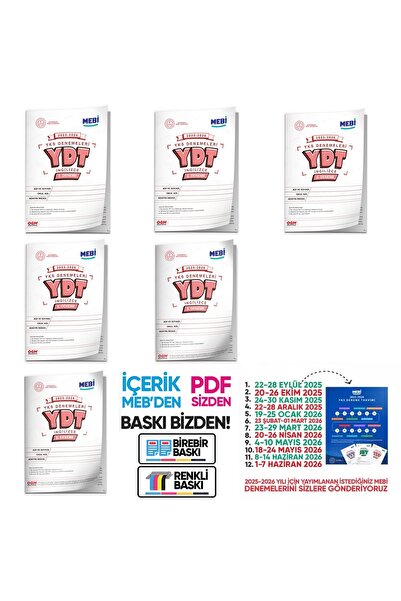 Karakutu Yayınları 2026 ÖSYM YKS-YDT MEBİ OGM Deneme Paketi Güncel 6lı SET (S...