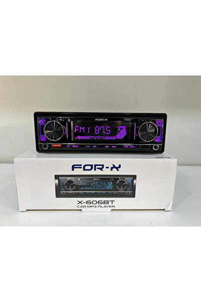 For-X X-606BT ÇİFT USB 3 AMFİ ÇIKIŞLI OTO TEYP