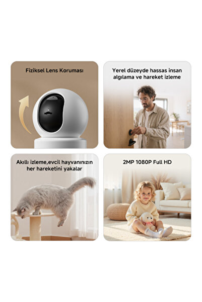 Xiaomi Smart Camera C201 Full HD 1080p Akıllı Güvenlik Kamerası (Xiaomi Türkiye Garantili)