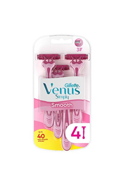 Gillette Venus Simply Venus 3 Ξυραφάκια μιας χρήσης 4 τεμάχια