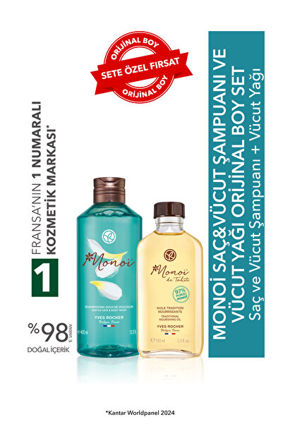 Yves Rocher Monoi Işıltı Vücut ve Saç Seti