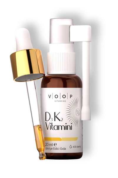 VOOP Vitamin D3K2 Sprey-Damla 20 ml