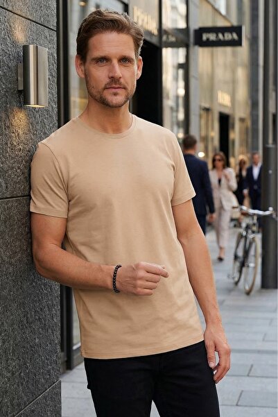 Tudors Μπλουζάκι Unisex Slim Fit Slim Fit 100% βαμβακερό μαλακό χρώμα βιζόν μ...