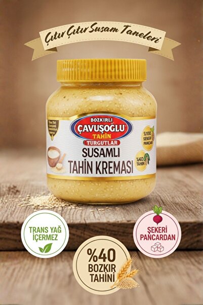 Bozkırlı Çavuşoğlu Çavuşoğlu Susamlı Tahin Kreması 330g