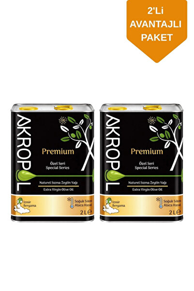 Akropol Erken Hasat Alaca Soğuk Sıkım Naturel Sızma Zeytinyağı 4 LT Teneke - ...