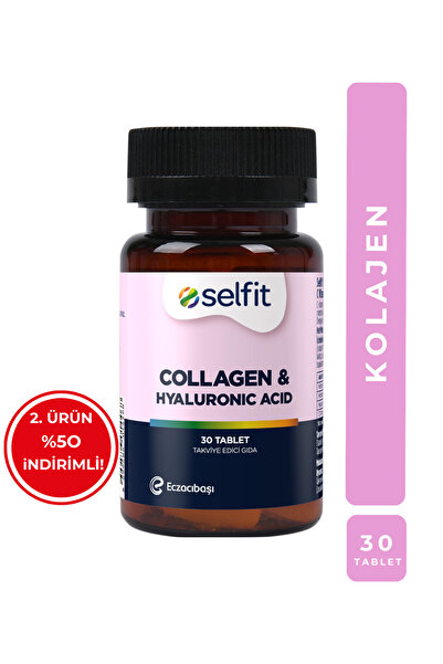 Selfit Kolajen & Hyaluronik Asit 30 Tablet | Tip 1 Balık Kolajeni ve Hidroliz...
