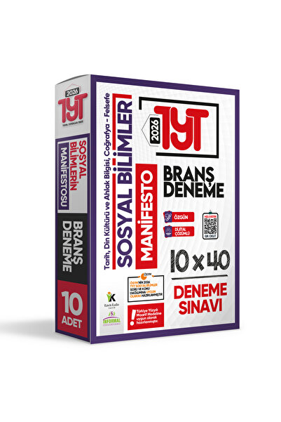 İnformal Yayınları 2026 YKS TYT Sosyal Bilimlerin Manifestosu 10lu Dijital Çö...