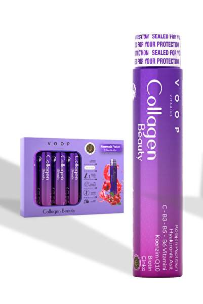 VOOP كولاجين بيوتي كولاجين عالي النشاط - نقي وطبيعي 100%، 7 أنابيب