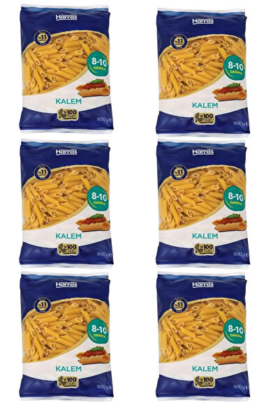 Harras %100 Durum Buğdayı Kalem Makarna I Yüksek Proteinli Penne İtalyan Tipi...