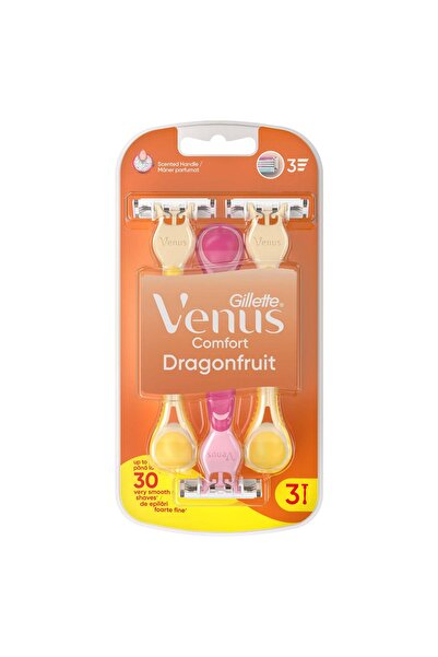 Gillette Venus Simply Venus 3 Dragonfruit Kullan At Tıraş Bıçağı 3 Adet