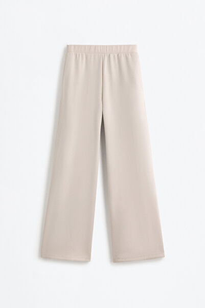 LEFTIES Dámské splývavé plyšové kalhoty