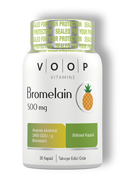 VOOP Bromelain 500 Mg Vegan 30 Kapsül