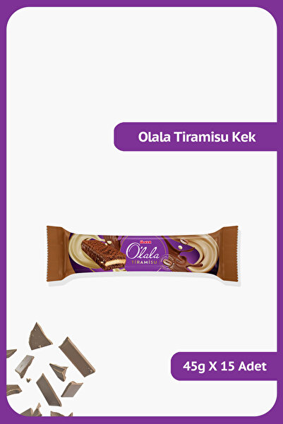 Ülker O'LALA Tiramisu Kek - 45 gram - 15 Adet