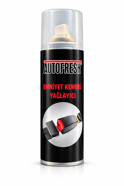 AutoFresh Emniyet Kemeri Yağlayıcı Sprey 200 ml – Araç Emniyet Kemeri Mekaniz...
