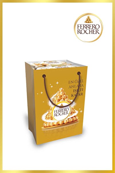 Ferrero Rocher Çikolata 16'lı 200 Gr Ferrero Rocher Çanta Hediyeli - 2 Adet