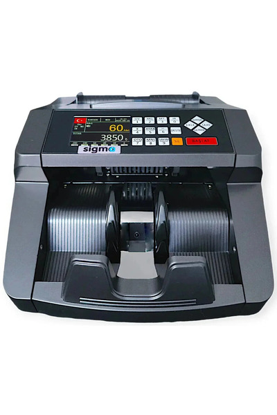 Sigma Ofis Tipi Para Sayma Makinesi Sc7520 Tl Karışık Sayım - Euro ve Usd Ade...