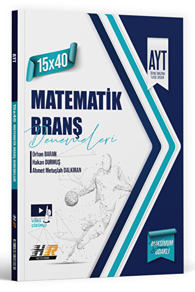 Hız ve Renk Yayınları Ayt Matematik 12 X 40 Denemeleri 2026