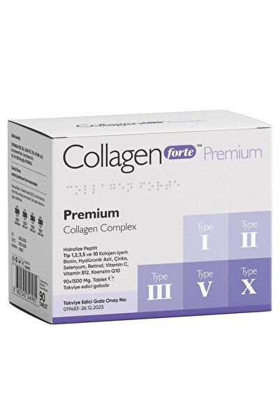 Collagen Forte Platinum 5 Types of Collagen, Biotin, Zinc, Selenium, Retinol,...