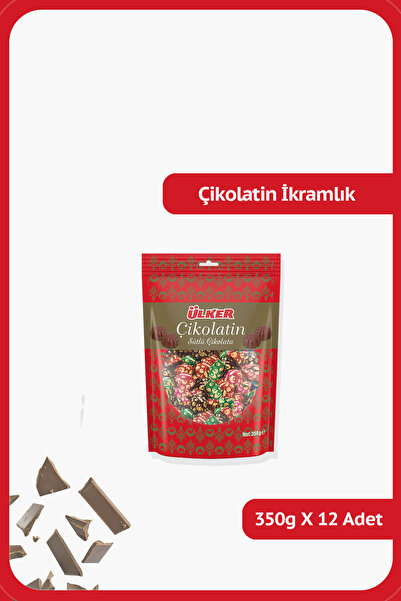 Ülker ÇİKOLATİN İkramlık Sütlü Çikolata - 350 gram - 12 Adet