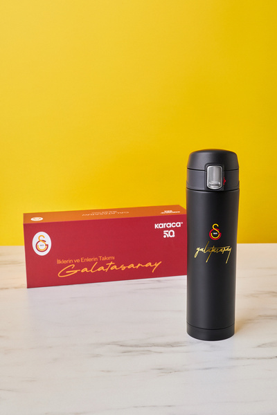 Karaca x علبة ترمس جالاتاساراي ستيل مقاومة للتسرب 450 مل