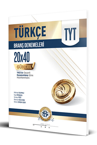 Bilgi Sarmal Yayınları Tyt Türkçe 20 X 40 Branş Denemeleri Soru Bankası Bilgi...