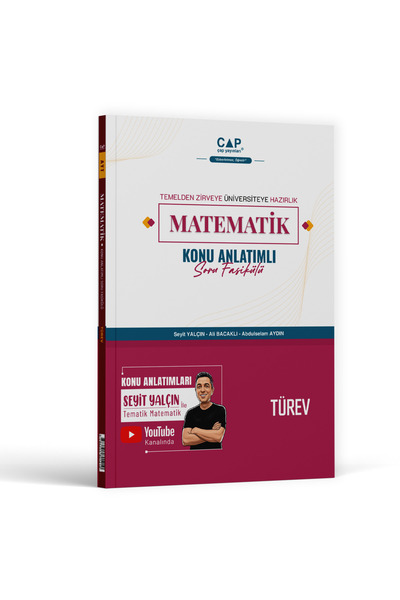 Çap Yayınları Çap Yayınları Matematik Türev Konu Anlatımlı Soru Bankası 2026