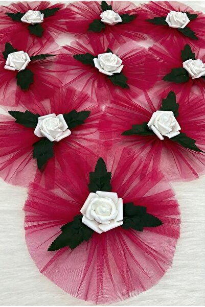 ZEYMERADE زينة عربة العروس باللون الفوشيا، عربة عرسان، عربة زفاف، عربة خطوبة،...