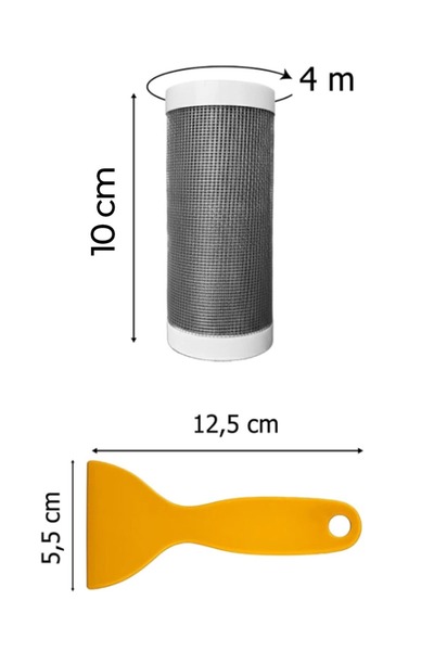 omilife Yeni Nesil Kendinden Yapışkanlı Gider Filtresi Rulosu Saç Yakalayıcı Duş Lavabo Süzgeci 4 Metre