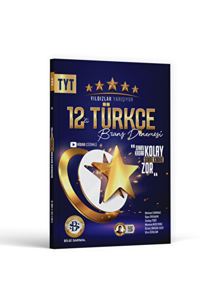 Bilgi Sarmal Yayınları Yıldızlar Yarışıyor Yayınları TYT Türkçe 12 li Branş D...