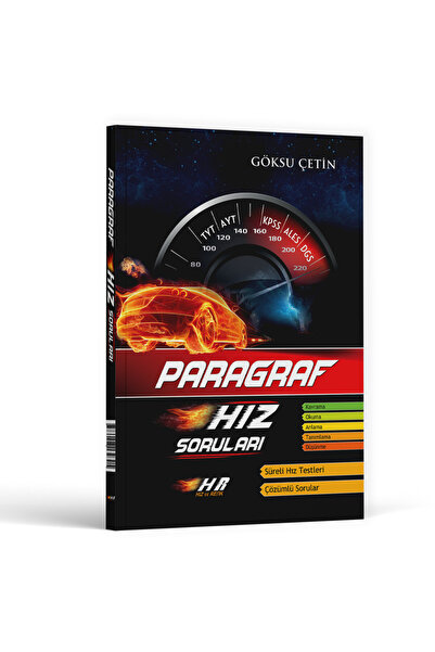 Hız ve Renk Yayınları 2026 Hız Ve Renk Yayın Paragraf Hız Soru Bankası