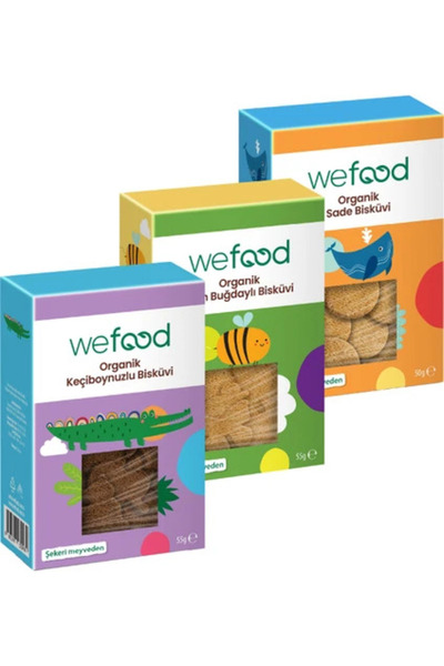 Wefood Kids Bisküvi Deneme Paketi