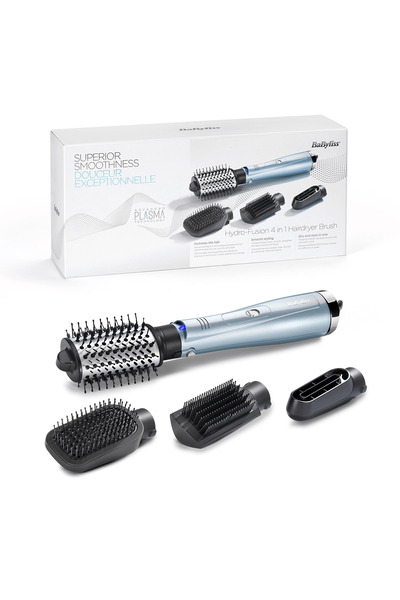 BABYLİSS 1000W 4-Head Air Blow Hair Styler Set with Hydro-Fusion Plasma Techn...