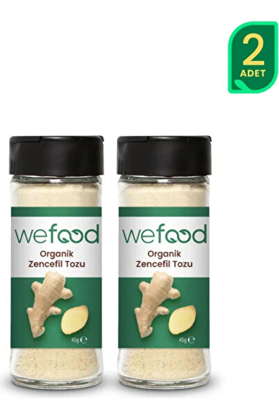 Wefood Organik Zencefil Tozu 45 gr 2'li