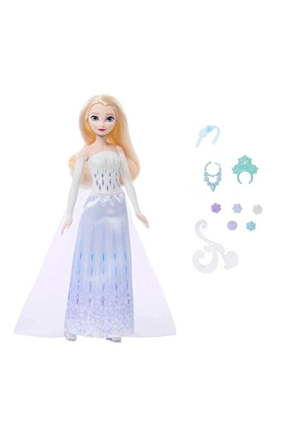 Disney Frozen Mattel Disney Karlar Ülkesi SÜRPRİZ TAKILAR™ Elsa Bebek JJY36