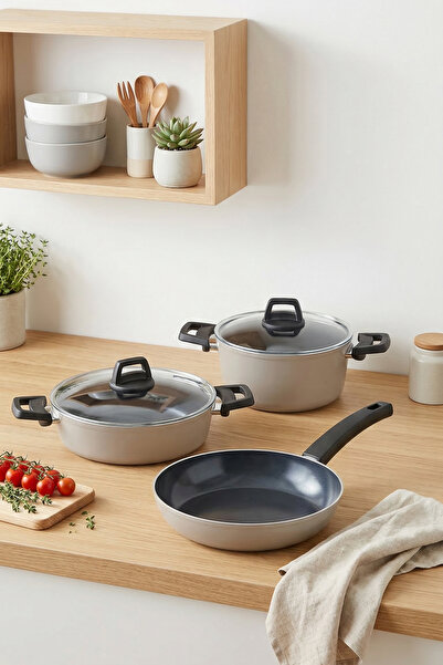 Taç طقم أواني طهي سيراميك سيرانا مكون من 5 قطع