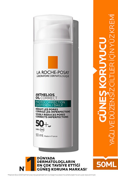 La Roche Posay Anthelios Oil Correct Spf+50 Yağlı Ve Akneye Eğilimli Ciltler ...