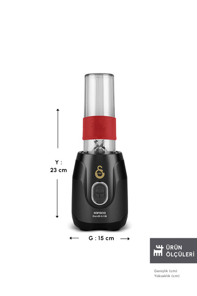 Karaca Blendfit Go Personal Lisanslı Kişisel Smoothie Blender Galatasaray