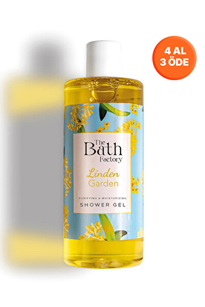 THE BATH FACTORY Nemlendirici Ve Besleyici Ihlamur Bahçesi Duş Jeli 400 ml