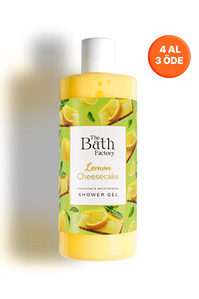 THE BATH FACTORY Nemlendirici Ve Besleyici Limon Cheesecake Duş Jeli 400 ml