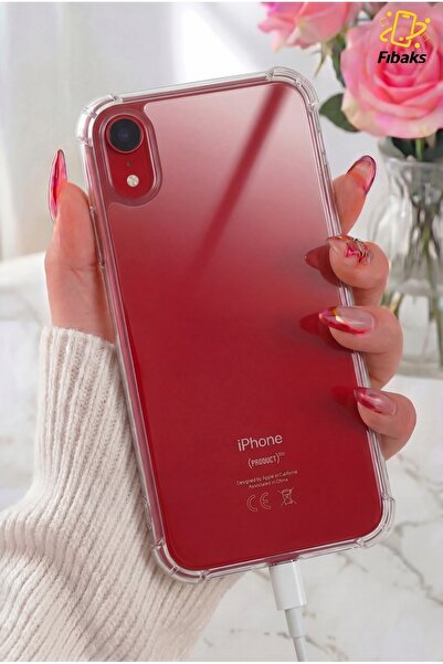 Fibaks iPhone XR Kılıf Antishock Darbe Emici Kamera Korumalı Yumuşak Esnek Şe...