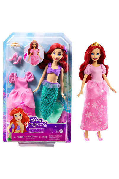 DİSNEY PRİNCESS Mattel Disney Prenses Deniz Kızına Dönüşebilen Ariel HMG49