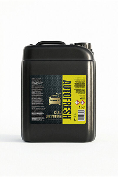 AutoFresh Cilalı Oto Şampuanı 5 Kg pH Nötr Yoğun Köpük Parlaklık Veren Araç A...