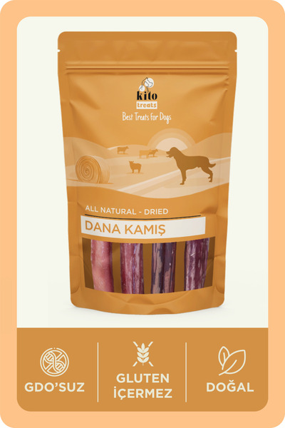 kito Dana Kamış Çiğnemelik Köpek Ödül Maması %100 Doğal, Glutensiz, Organik 1...