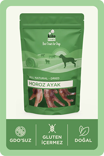 kito Horoz Ayak Çiğnemelik Köpek Ödül Maması %100 Doğal, Glutensiz, Organik (...