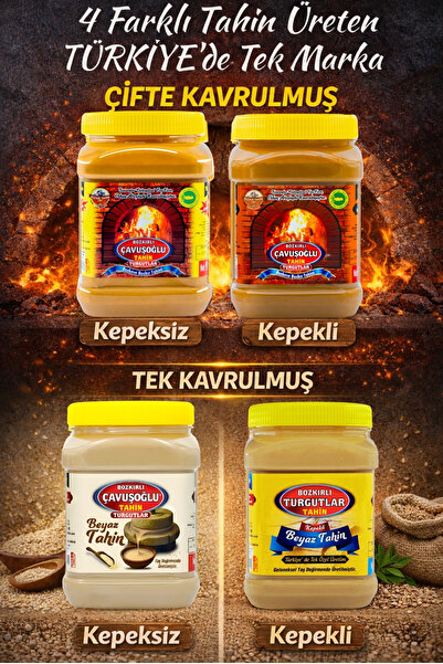 Bozkırlı Çavuşoğlu Odun Ateşinde Karafırın Tahin Bozkır Tahini Kepeksiz 930g