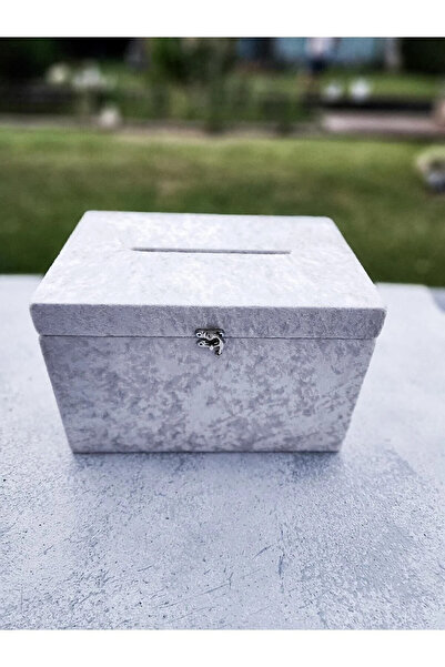 SAYE HOME Beyaz Düğün Çeyiz Sandık Para Takı Toplama Sandığı Söz Nişan Düğün ...