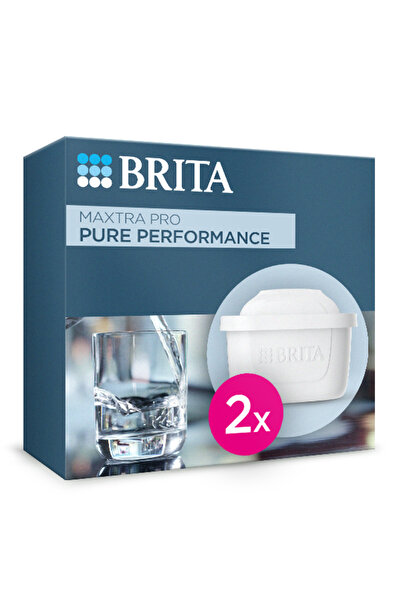 BRITA MAXTRA PRO Pure Performance Yedek Su Arıtma Filtresi, 2’li